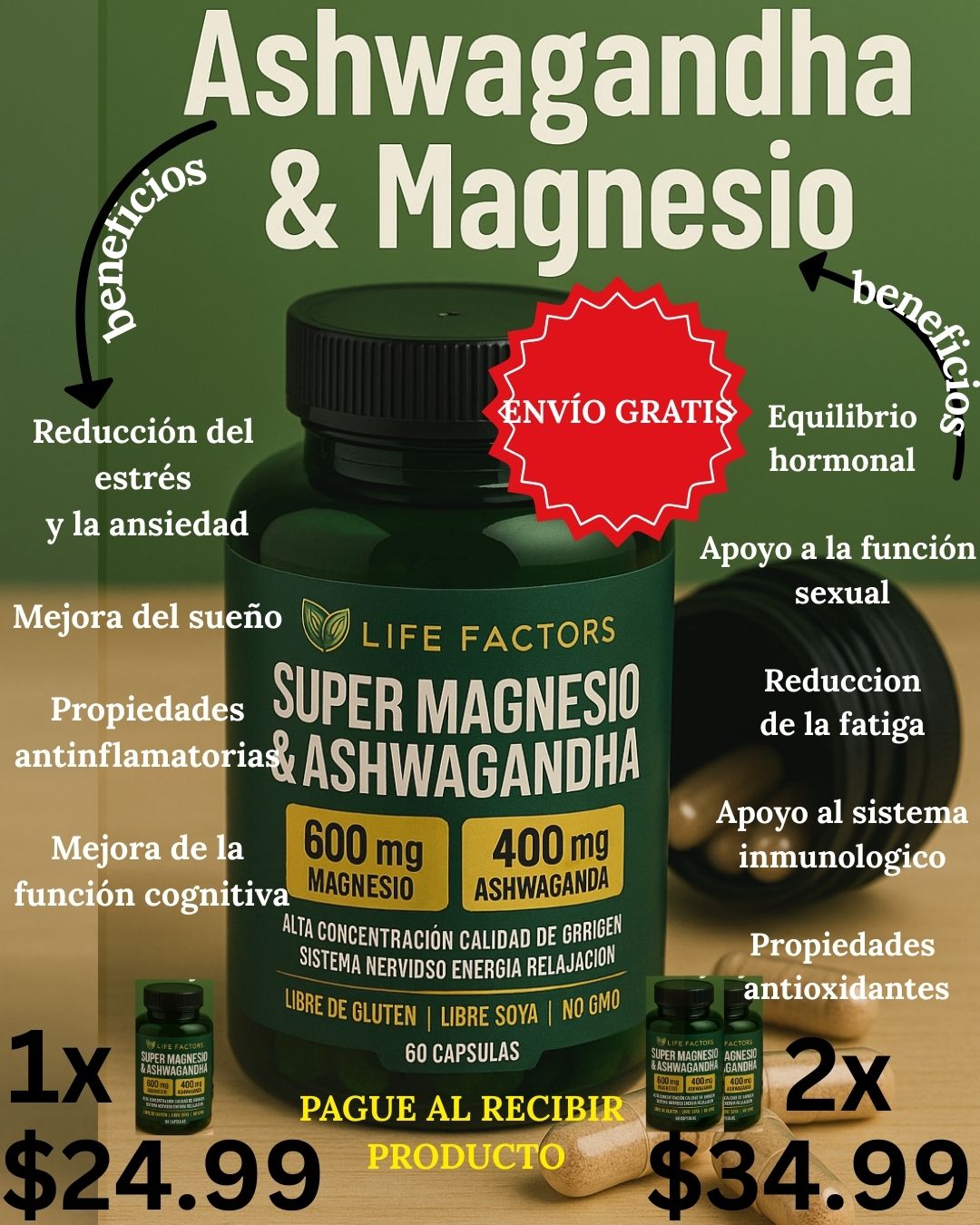 Ashwagandha + Super Magnesio